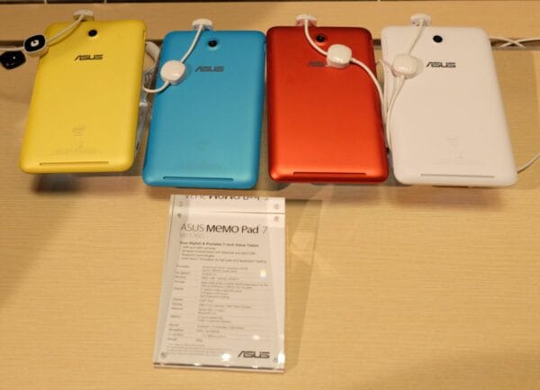 asus memopad 7 colors