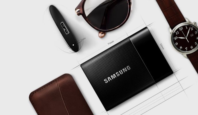 samsuns SSD portabel T1 1