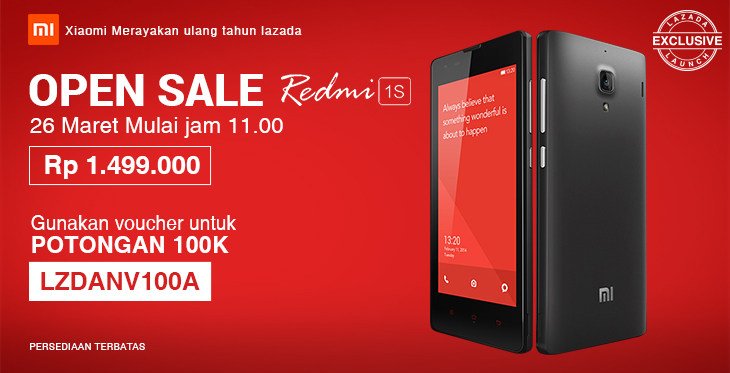 Lazada Xiaomi Redmi-1S