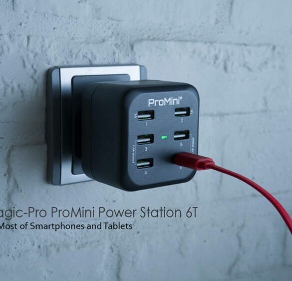 Magic-Pro ProMini Power Station 6T: USB Charger untuk Mengisi Baterai 6 Gadget Sekaligus 22 Magic Pro ProMini Power Station 6T 1