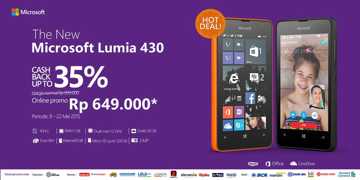 lumia 430 promo