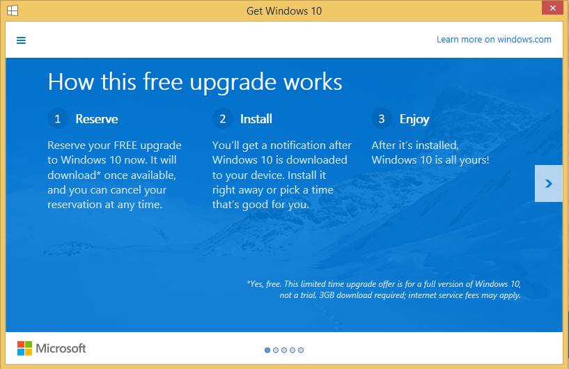upgrade windows 10 gratis