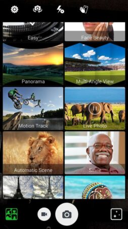 modes kamera infinix hotnote x551