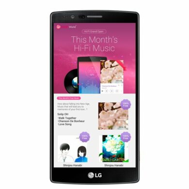 Hi Fi Music Service on LG SmartWorld