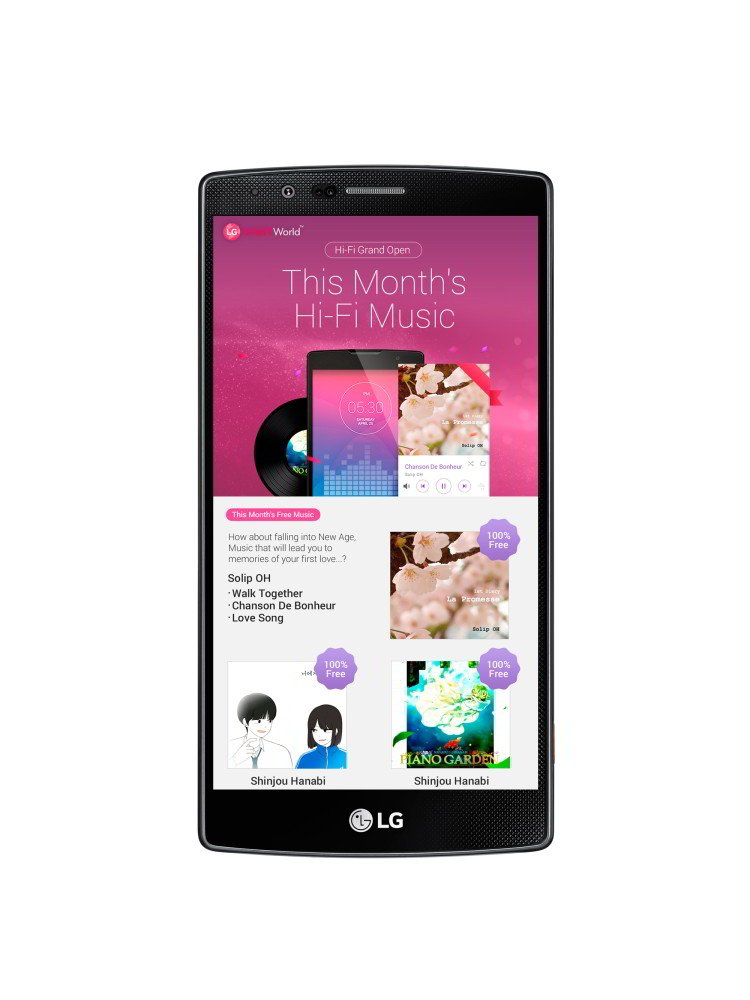 Hi-Fi Music Service on LG SmartWorld