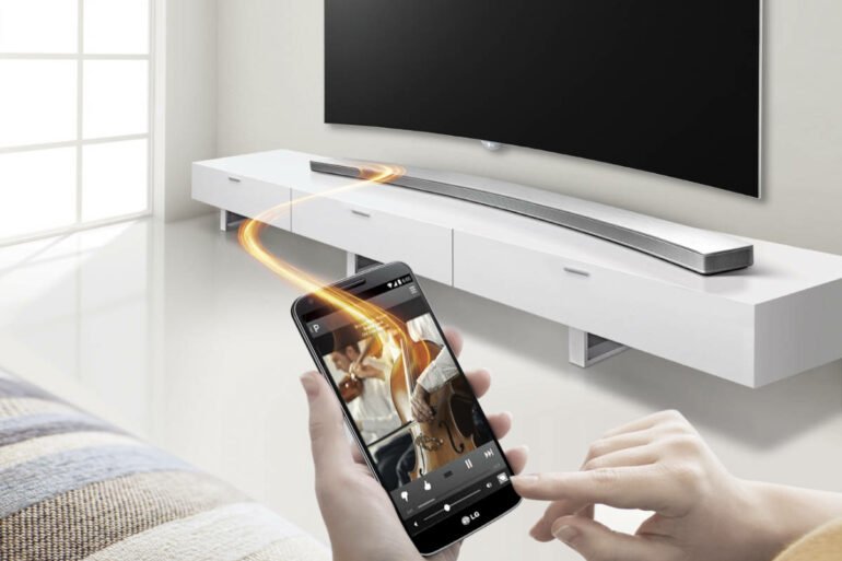 LG Curved Sound Bar 2