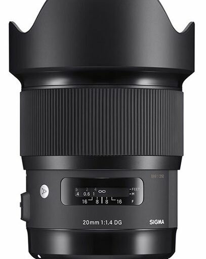 sigma 20mm f14 art lens