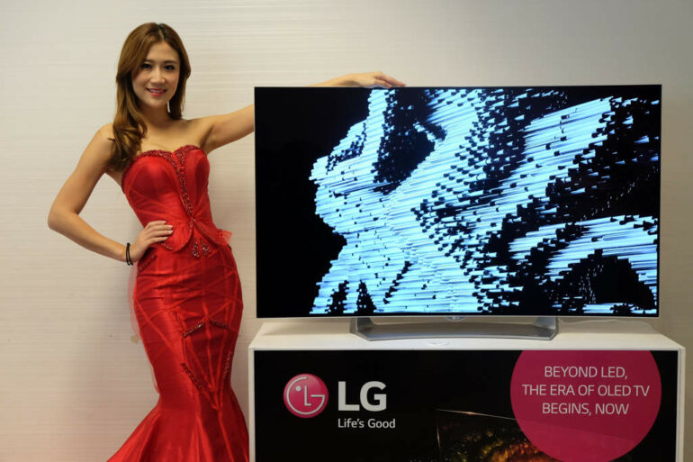 lg oled tv launch