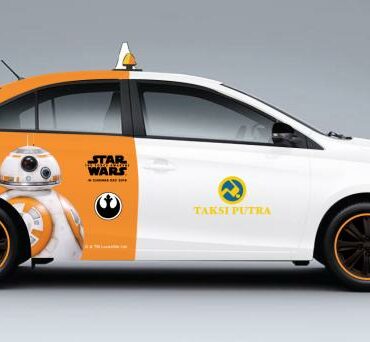 Armada GrabTaxi dan GrabBike Bertemakan Star Wars Siap Mengaspal di Jakarta 26 GrabTaxi Star wars 1