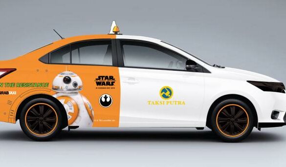 Armada GrabTaxi dan GrabBike Bertemakan Star Wars Siap Mengaspal di Jakarta 31 GrabTaxi Star wars 1