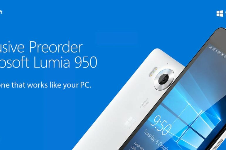 promo preorder lumia 950