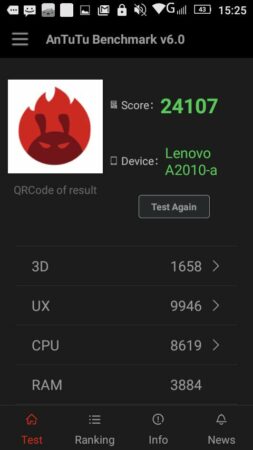 skor antutu lenovo a2010