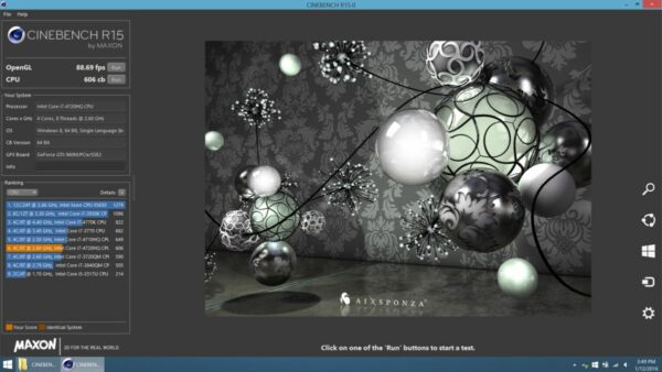 Cinebench SS Cinebench SS