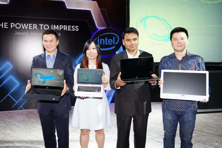 Photo Dell dan Intel Eksekutif dalam Peluncuran Produk Consumer dan Commercial Dell 2016 Photo Dell dan Intel Eksekutif dalam Peluncuran Produk Consumer dan Commercial Dell 2016