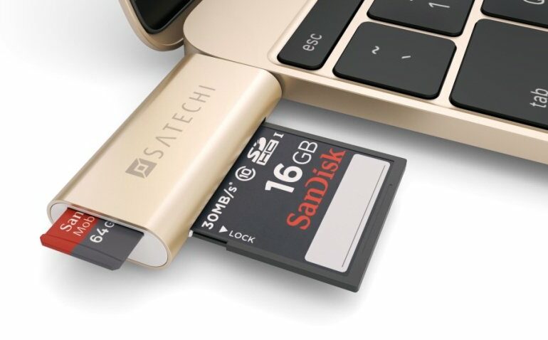 Satechi Type-C Card Reader: Solusi Pembaca Kartu Memori Pengguna MacBook 2015 33 satechi type c memory card reader 1