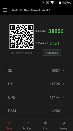 Benchmark Leagoo Elite 1 3 Benchmark Leagoo Elite 1 3