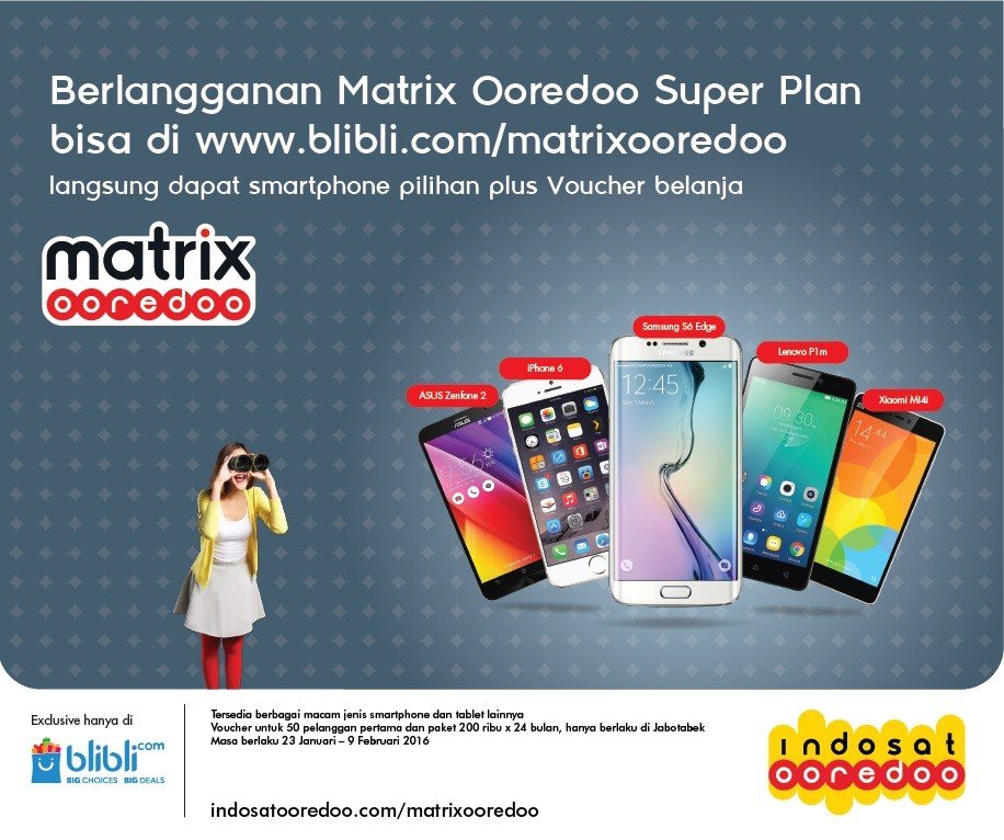 Blibli_Indosat Ooredoo_Matrix Super Plan