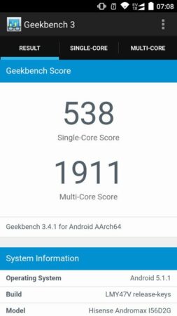 Review Smartfren Andromax R2 42 Andromax R2 Geekbench