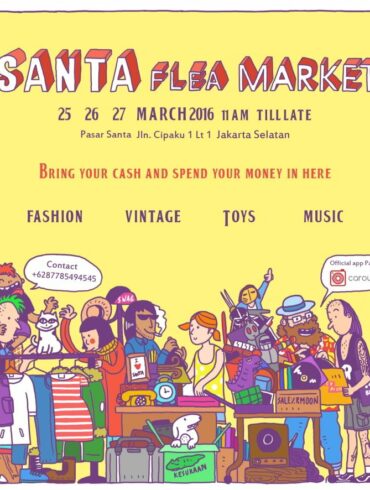 Yuk Berburu Produk Vintage dan Secondhand Berkualitas dengan Carousell 24 Santa Flea Market x Carousell