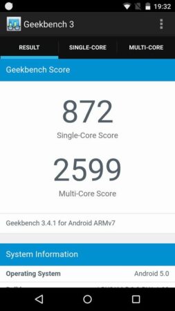 Yotaphone 2 Geekbench Yotaphone 2 Geekbench