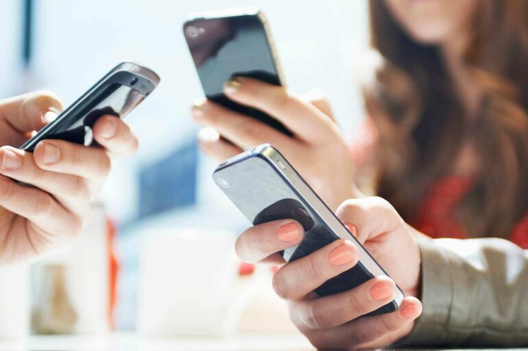 hands phones hands phones