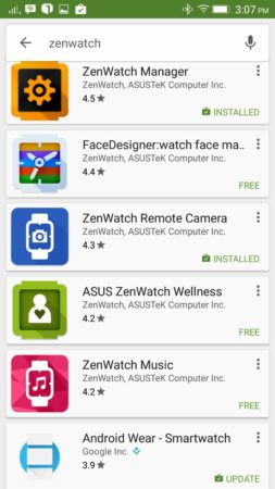 Review ASUS ZenWatch 2 26 APP ZENWATCH 1