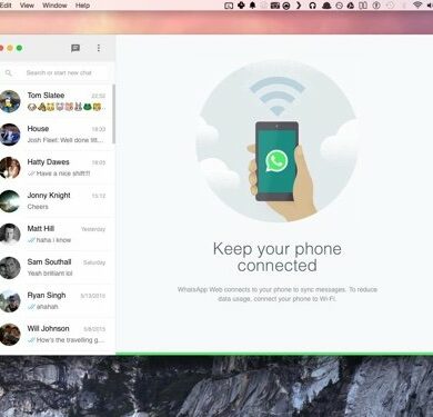 WhatsApp Mac