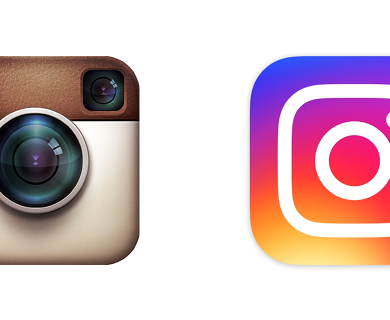 old versus new ig logos