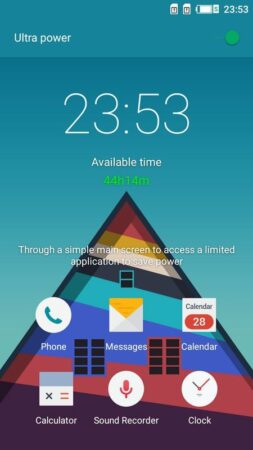 Infinix Hot 3 ultra mode 1