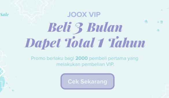 JOOX Lebaran Flash Sale 1