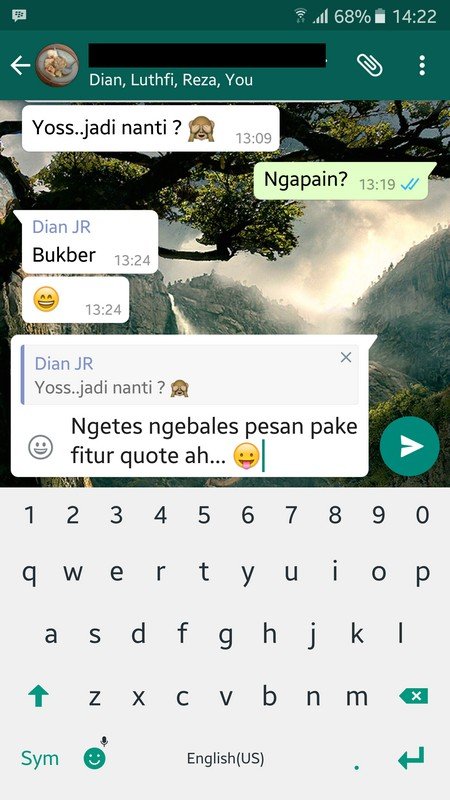 Tips Cara Membalas Pesan Dengan Fitur Quote Kutipan Di Whatsapp Yangcanggih Com