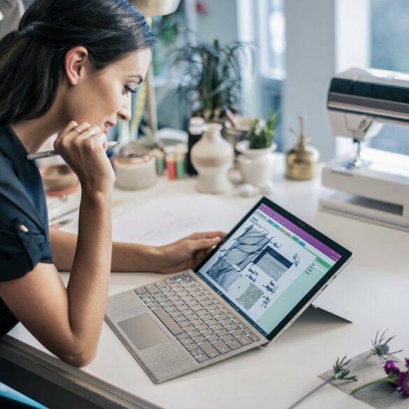 creative work laptop