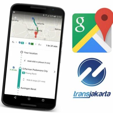 Google Maps TransJakarta
