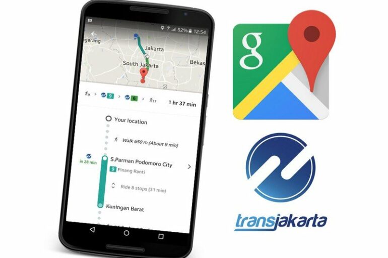 Google Maps TransJakarta Google Maps TransJakarta