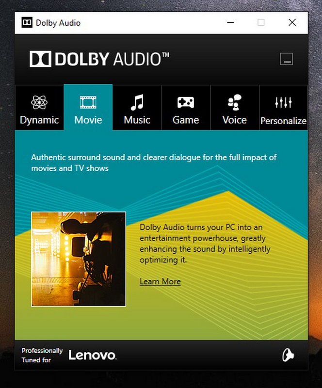 Lenovo Y700 Dolby audio