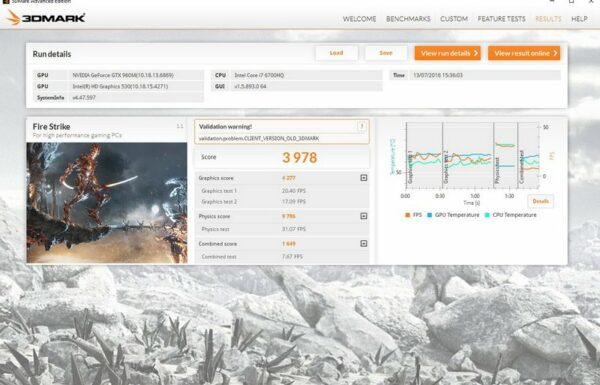 Review Lenovo IdeaPad Y700 38 Lenovo Y700 FireStrike