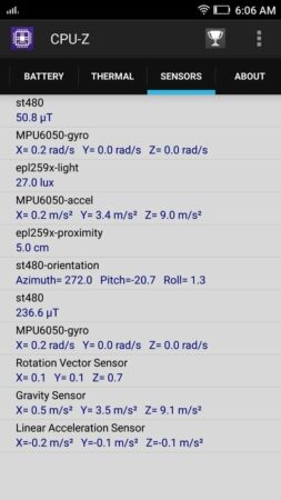 Lenovo VIBE K5 Plus CPU Z 3