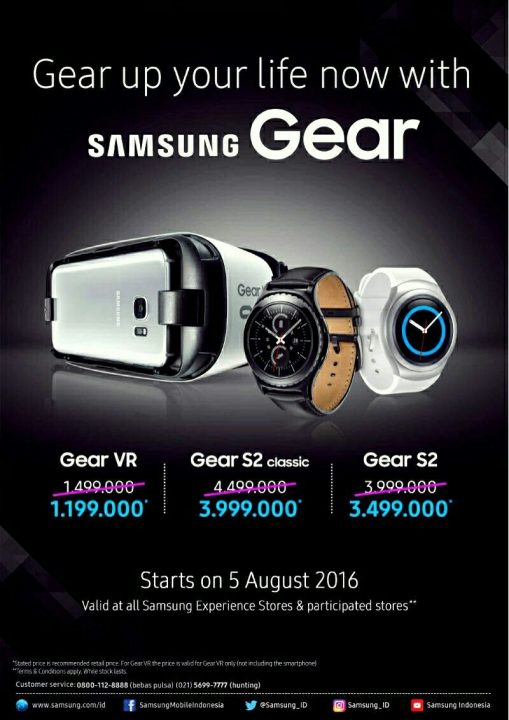 Promo Samsung Gear S2 dan Gear VR