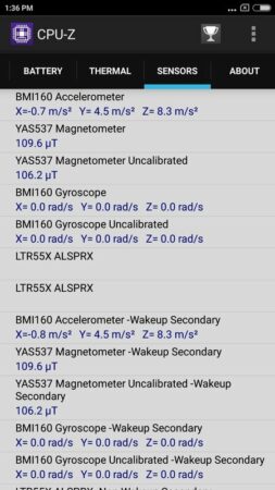 Redmi Note 3 CPU Z 1