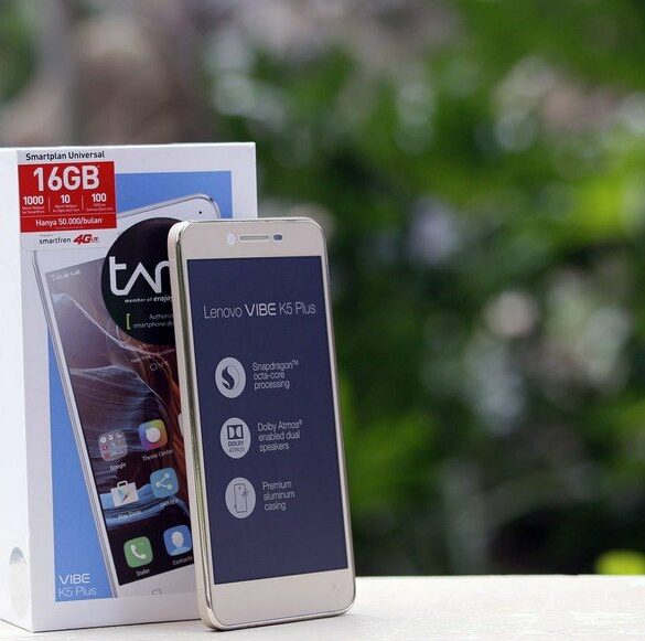 lenovo vibe k5 plus depan
