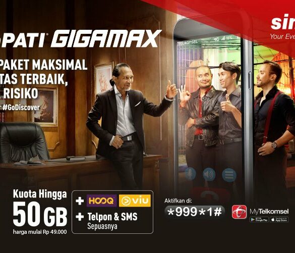 simPATI GIGAMAX: Paket Internet Hingga 50 GB dengan Kuota Khusus untuk Nonton Film di HOOQ / Viu 37 simPATI GIGAMAX