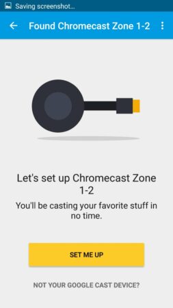 Chromecast setup 1 Chromecast setup 1