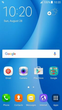 Samsung Galaxy On7 UI 1