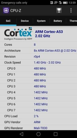 Review Huawei P9 Lite 43 Huawei P9 Lite CPU Z 3