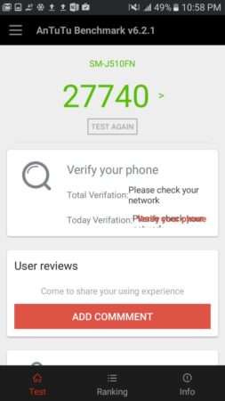 Review Samsung Galaxy J5 (2016) 44 Samsung galaxy J5 2016 Benchmark 2