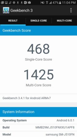 Review Samsung Galaxy J5 (2016) 45 Samsung galaxy J5 2016 Benchmark 3