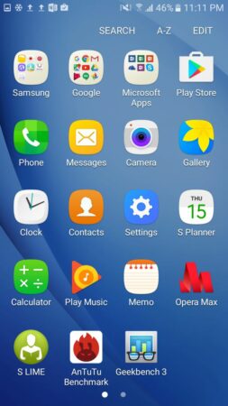 Samsung galaxy J5 2016 UI 4