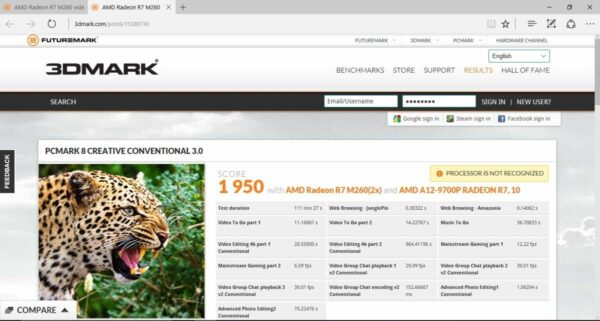 pc mark creative conventional