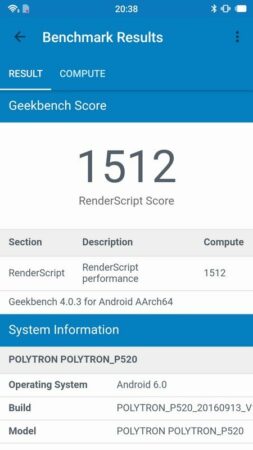 Review Polytron Prime 7S 42 Polytron Prime 7S Geekbench 4 1