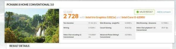 Review Acer Aspire S13 33 PC MArk 8 1